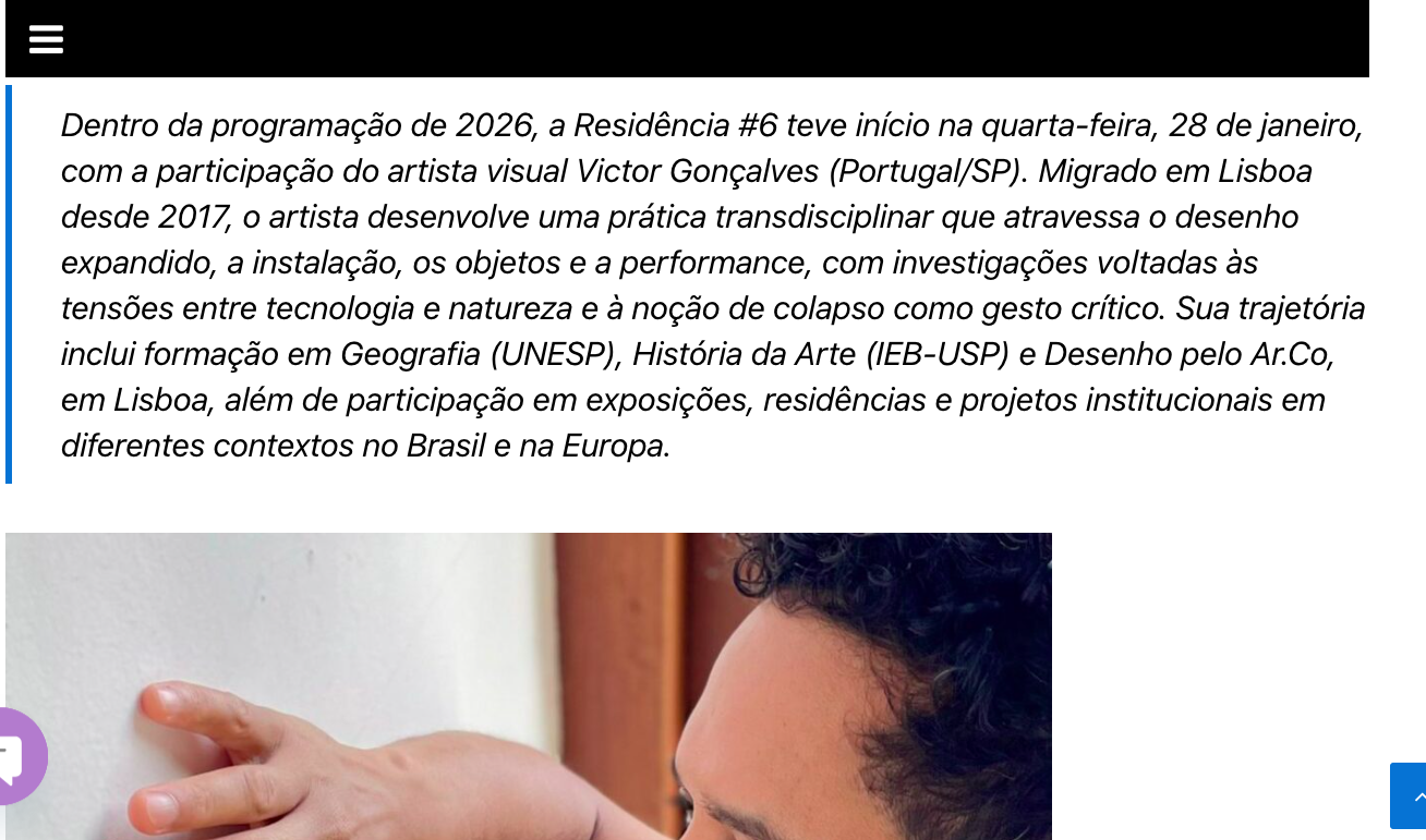 Mosteiro Zen Morro da Vargem, recebe o artista Victor Gonçalves